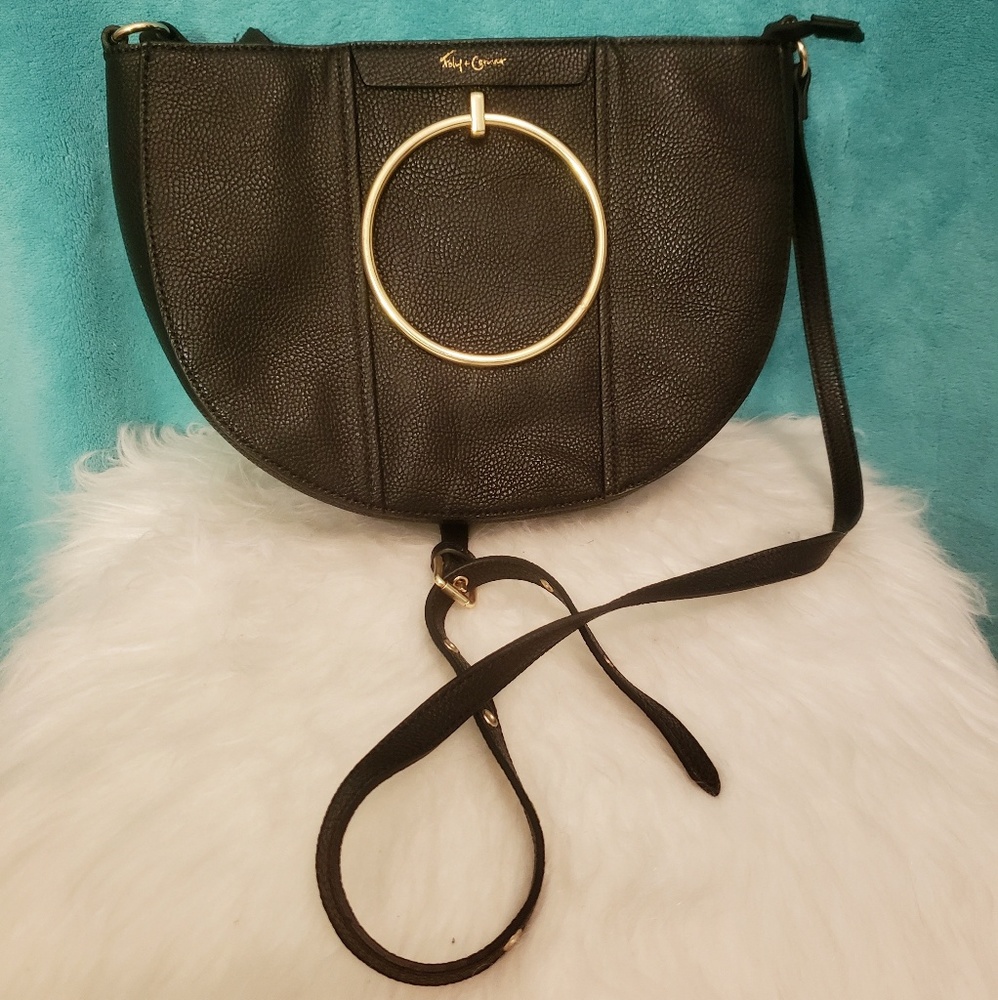 Foley + Corrina Gold Ring Satchel Crossbody bag